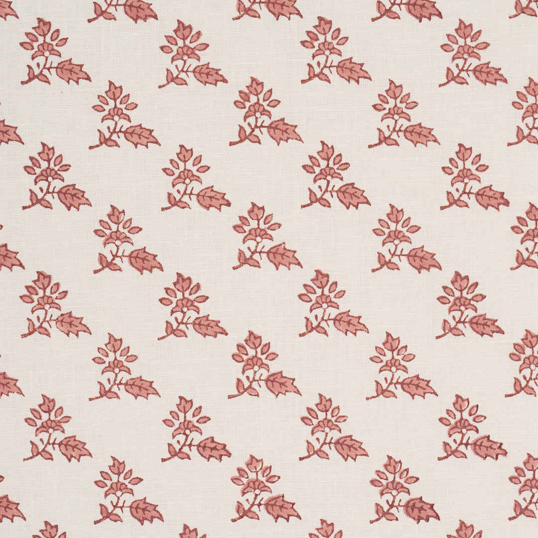Torbay Hand-Block Print - Persimmon by Schumacher Fabric