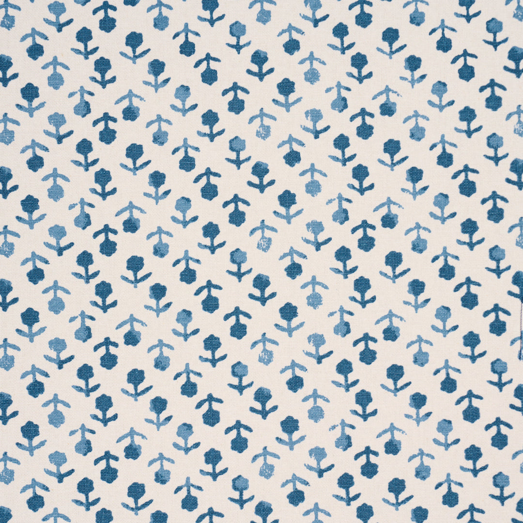 Beatriz Handprint - Cobalt by Schumacher Fabric