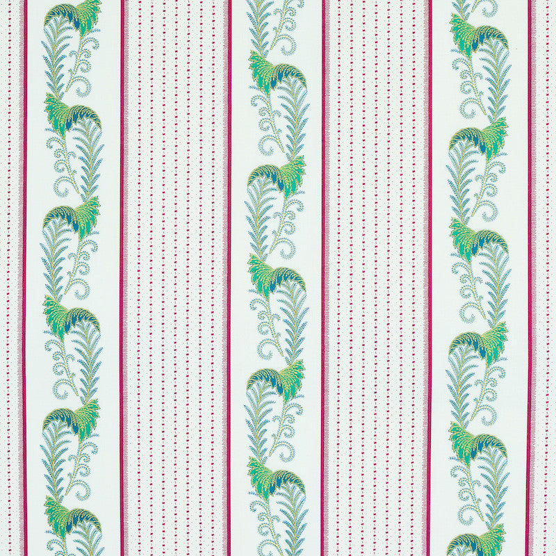 Aleksy Stripe Plum 179382 by Schumacher Fabric Schumacher Fabric Aleksy Stripe Plum 179382Fabric COTTON 100% UNITED KINGDOM </p><p>Repeat: H: HORZ. 18" (46CM) , V: VERT. 27" (69CM) 54 - Fabric Carolina -