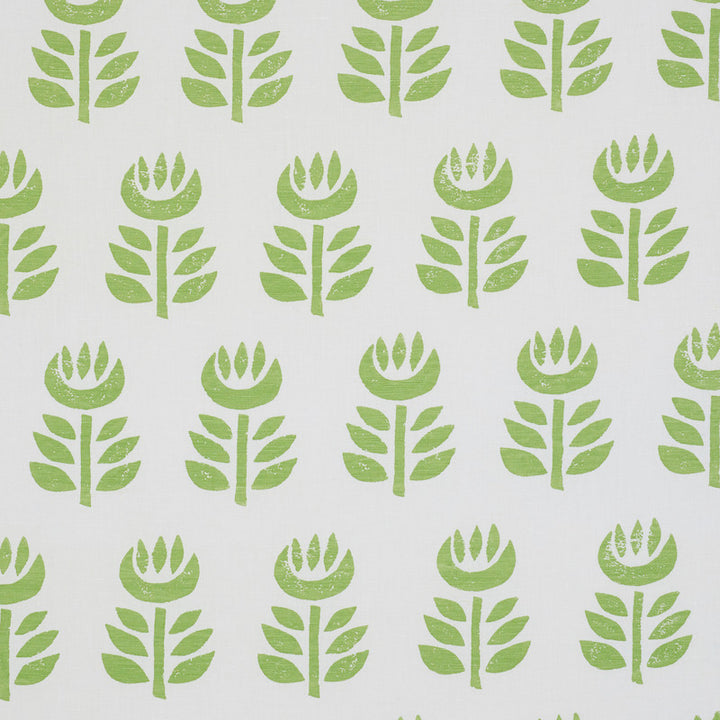 Rosenborg Hand Print Green 179400 by Schumacher Fabric SCANDINAVIAN MODERN See Sample INDIA - </p><p>Repeat: Horizontal: 27" (69CM) and Vertical: 23 5/8" (60CM) 54" (137CM) - Fabric Carolina -