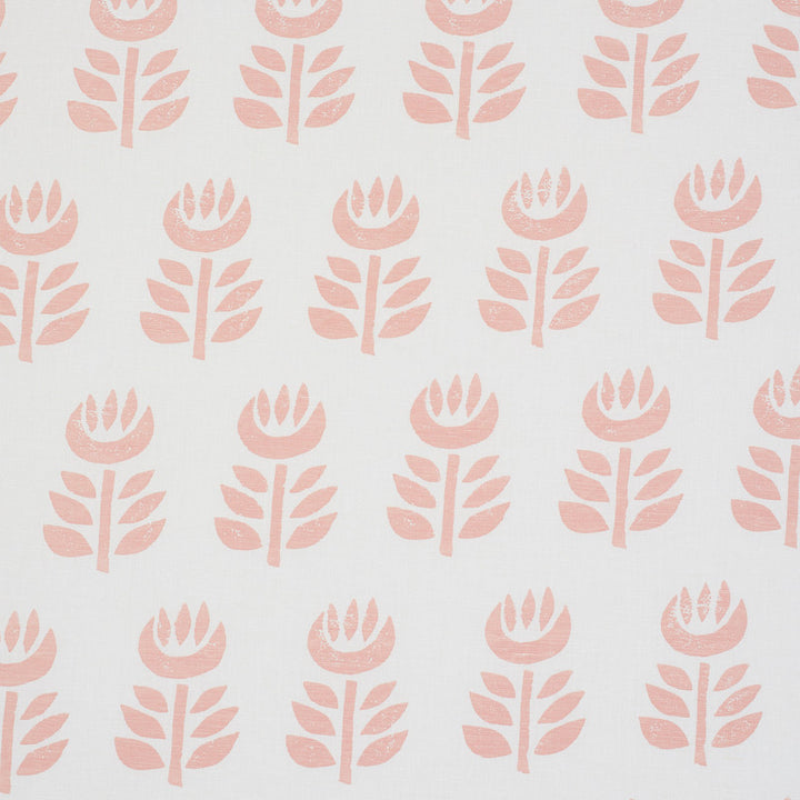 Rosenborg Hand Print Pink 179401 by Schumacher Fabric SCANDINAVIAN MODERN See Sample INDIA - </p><p>Repeat: Horizontal: 27" (69CM) and Vertical: 23 5/8" (60CM) 54" (137CM) - Fabric Carolina -