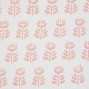 Rosenborg Hand Print Pink 179401 by Schumacher Fabric