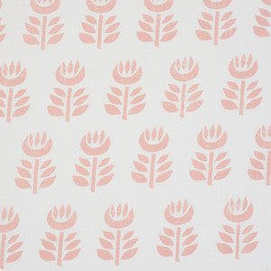 Rosenborg Hand Print Pink 179401 by Schumacher Fabric