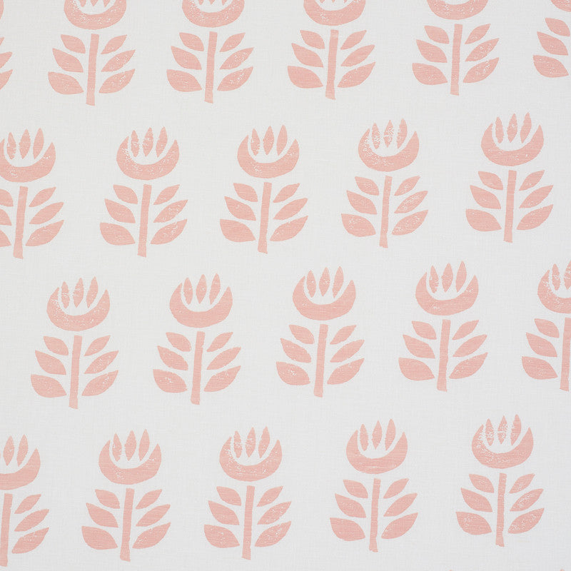 Rosenborg Hand Print Pink 179401 by Schumacher Fabric Schumacher Fabric Rosenborg Hand Print Pink 179401Fabric LINEN 55% INDIA </p><p>Repeat: H: HORZ. 27" (69CM) , V: VERT. 23 5/8" (60CM) 54 - Fabric Carolina -