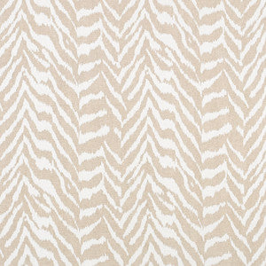 Quincy Hand Print Natural 179411 by Schumacher Fabric