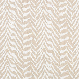 Quincy Hand Print Natural 179411 by Schumacher Fabric