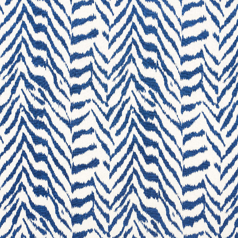 Quincy Hand Print Blue 179412 by Schumacher Designer Fabric HAPPY TOGETHER II LINEN 100% INDIA </p><p>Repeat: Horizontal: 13" (33CM) and Vertical: 15 1/2" (39CM) 54 - Swanky Fabrics -