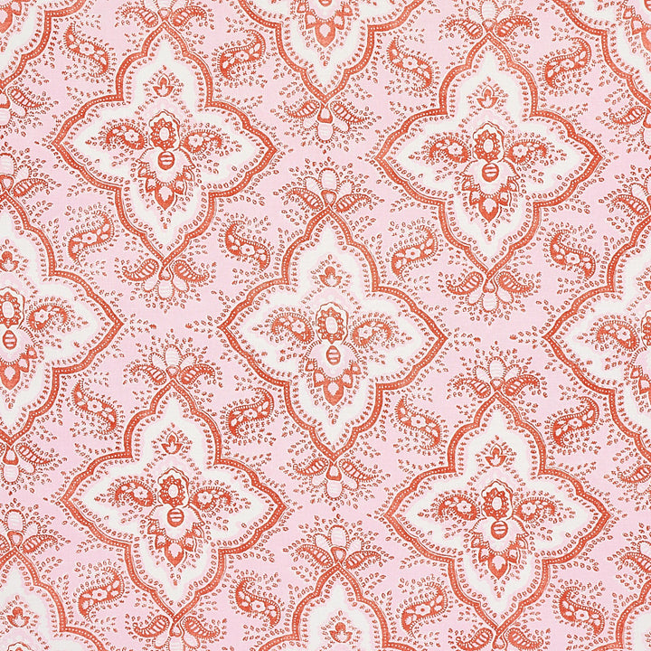 Amalia Medallion Handmade Print Pink 179442 by Schumacher Fabric JACARANDA COTTON 100% UNITED KINGDOM MARTINDALE 20000 </p><p>Repeat: Horizontal: 27" (69CM) and Vertical: 15" (38CM) 54 - Fabric Carolina -