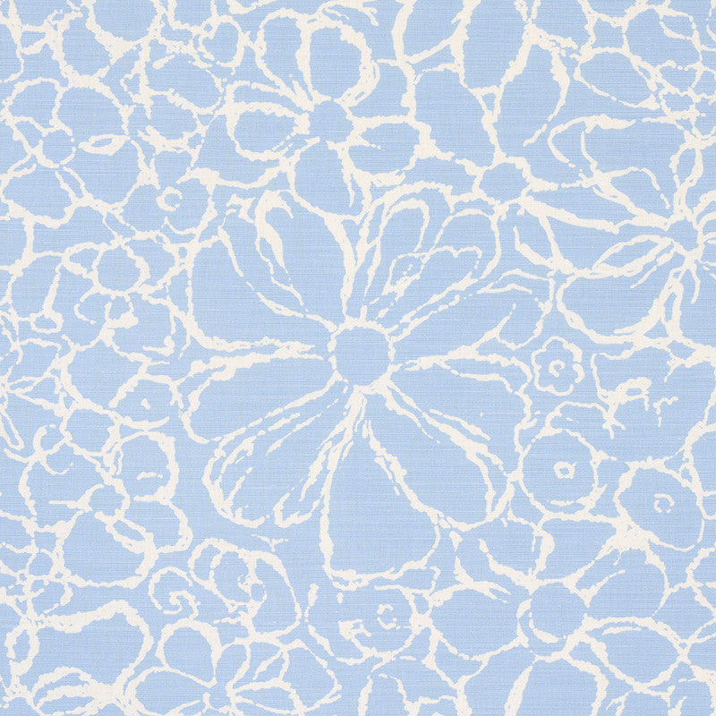 Sidonie Blue 179550 by Schumacher Fabric HAPPY TOGETHER II LINEN 57% COTTON 43% FRANCE </p><p>Repeat: Horizontal: 27" (69CM) and Vertical: 35 3/8" (90CM) 54 - Fabric Carolina -