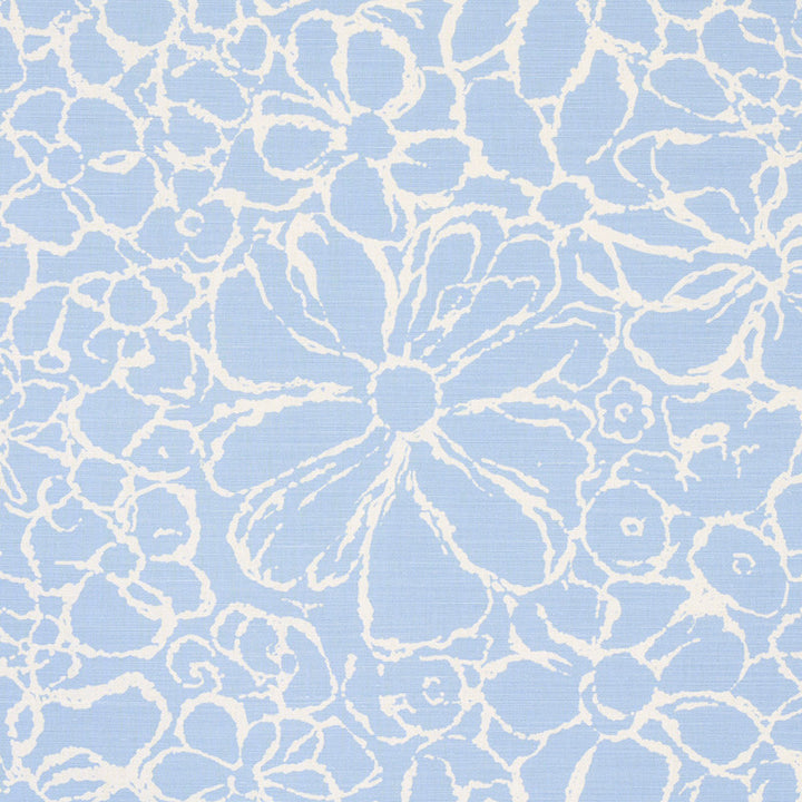 Sidonie Blue 179550 by Schumacher Fabric HAPPY TOGETHER II LINEN 57% COTTON 43% FRANCE </p><p>Repeat: Horizontal: 27" (69CM) and Vertical: 35 3/8" (90CM) 54 - Fabric Carolina -