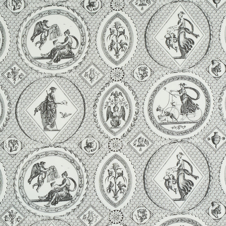 Les Scenes Contemporaines Black 179561 by Schumacher Fabric Schumacher Fabric Les Scenes Contemporaines Black 179561Fabric COTTON 100% UNITED KINGDOM </p><p>Repeat: H: HORZ. 38 1/2" (98CM) , V: VERT. 21 3/4" (55CM) 54 - Fabric Carolina -