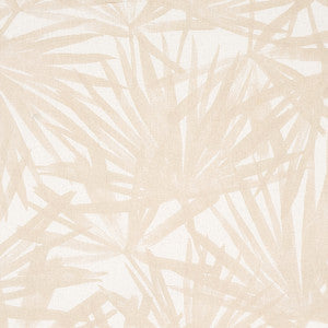 Sunlit Palm Linen Sand 179603 by Schumacher Fabric