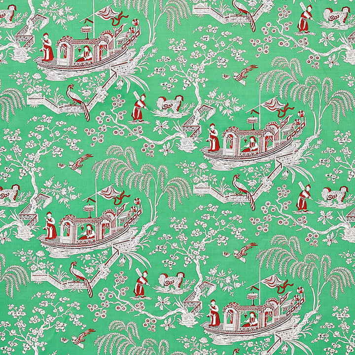 Matsudana Jade 179610 by Schumacher Fabric SCHUMACHER CLASSICS COTTON 100% THAILAND MARTINDALE 20,000 </p><p>Repeat: Horizontal: 54" (137CM) and Vertical: 16 3/4" (43CM) 54 - Fabric Carolina -