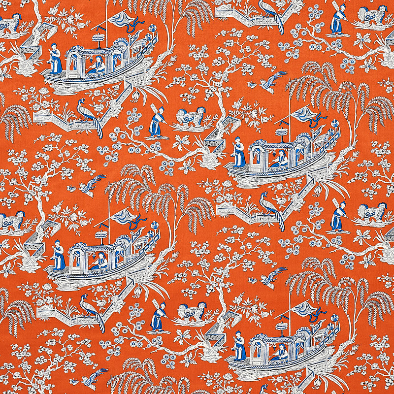 Matsudana Spice 179612 by Schumacher Fabric SCHUMACHER CLASSICS COTTON 100% THAILAND MARTINDALE 20,000 </p><p>Repeat: Horizontal: 54" (137CM) and Vertical: 16 3/4" (43CM) 54 - Fabric Carolina -
