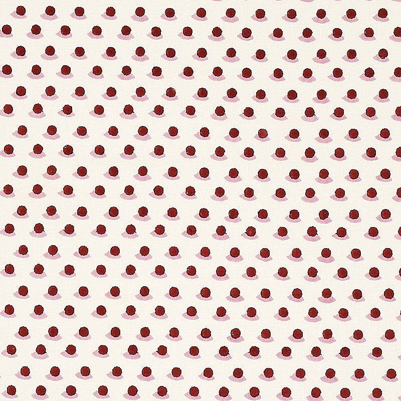Berry Hand Block Print Iron & Rose 179730 by Schumacher Fabric Schumacher Fabric Berry Hand Block Print Iron & Rose 179730Fabric COTTON 55% INDIA </p><p>Repeat: H: HORZ. 1 3/4" (2CM), V: VERT. 2 3/8" (6CM) 54 - Fabric Carolina -
