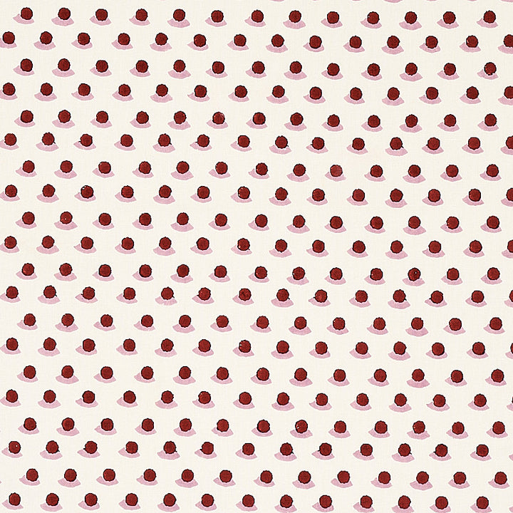 Berry Hand Block Print Iron & Rose 179730 by Schumacher Fabric Schumacher Fabric Berry Hand Block Print Iron & Rose 179730Fabric COTTON 55% INDIA </p><p>Repeat: H: HORZ. 1 3/4" (2CM), V: VERT. 2 3/8" (6CM) 54 - Fabric Carolina -