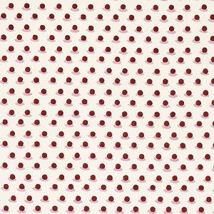 Berry Hand Block Print Iron & Rose 179730 by Schumacher Fabric