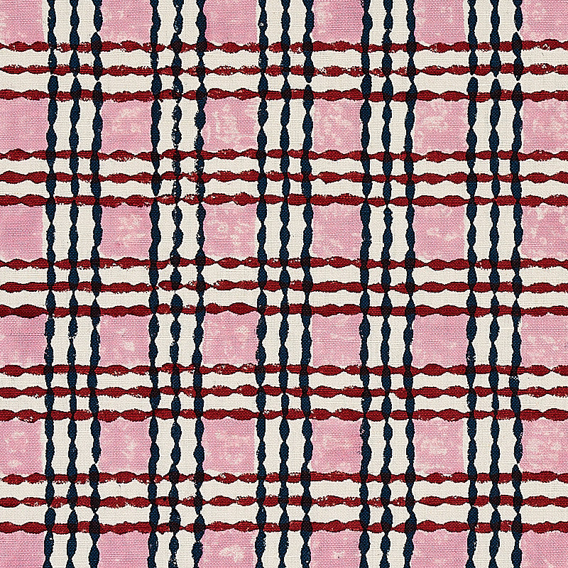 Trellis Hand Block Print Rose & Midnight 179801 by Schumacher Fabric Schumacher Fabric Trellis Hand Block Print Rose & Midnight 179801Fabric COTTON 55% INDIA </p><p>Repeat: H: HORZ. 1 5/8" (3CM), V: VERT. 1 5/8" (3CM) 54 - Fabric Carolina -