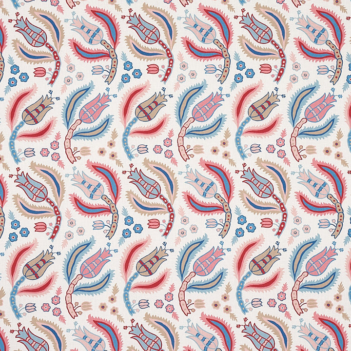 Malabar Vine Sky & Rose 179851 by Schumacher Fabric Schumacher Fabric Malabar Vine Sky & Rose 179851Fabric LINEN 100% UNITED KINGDOM </p><p>Repeat: H: HORZ. 9" (23CM), V: VERT. 12 1/2" (32CM) 54 - Fabric Carolina -