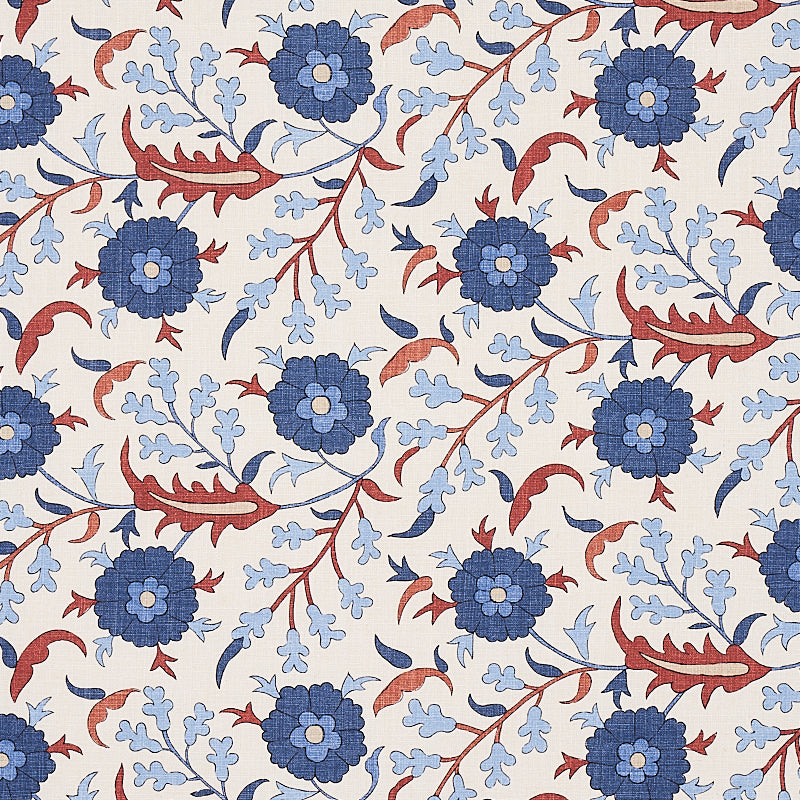 Floralia - Parchment by Schumacher Fabric