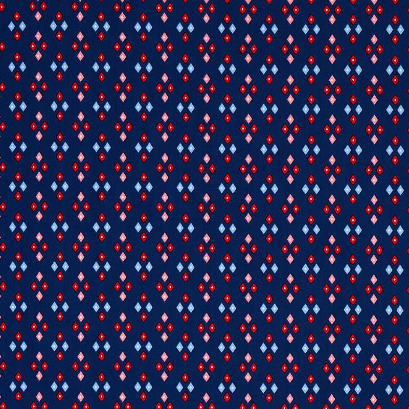 Anastasia - Blue by Schumacher Fabric