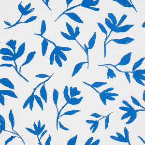 Laurel Navy 180010 by Schumacher Fabric