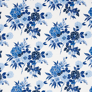 Valentina Floral Blue 180020 by Schumacher Fabric