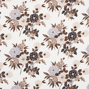Valentina Floral Brown 180021 by Schumacher Fabric