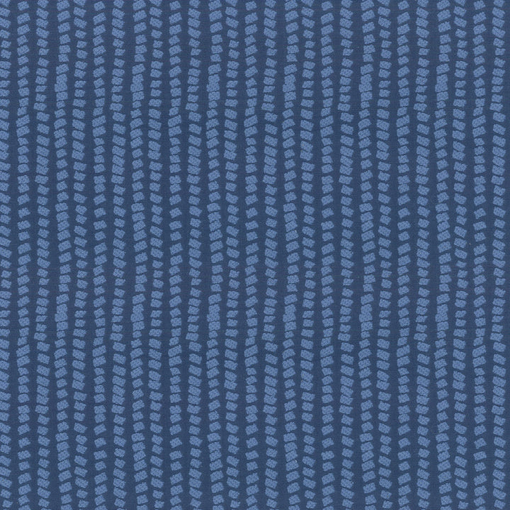 GEO DOTS INDIGO 180034 by Novogratz Fabric - 100% POLYESTER China 51000 Horizontal: 6.125 and Vertical: 2 54 - Fabric Carolina -