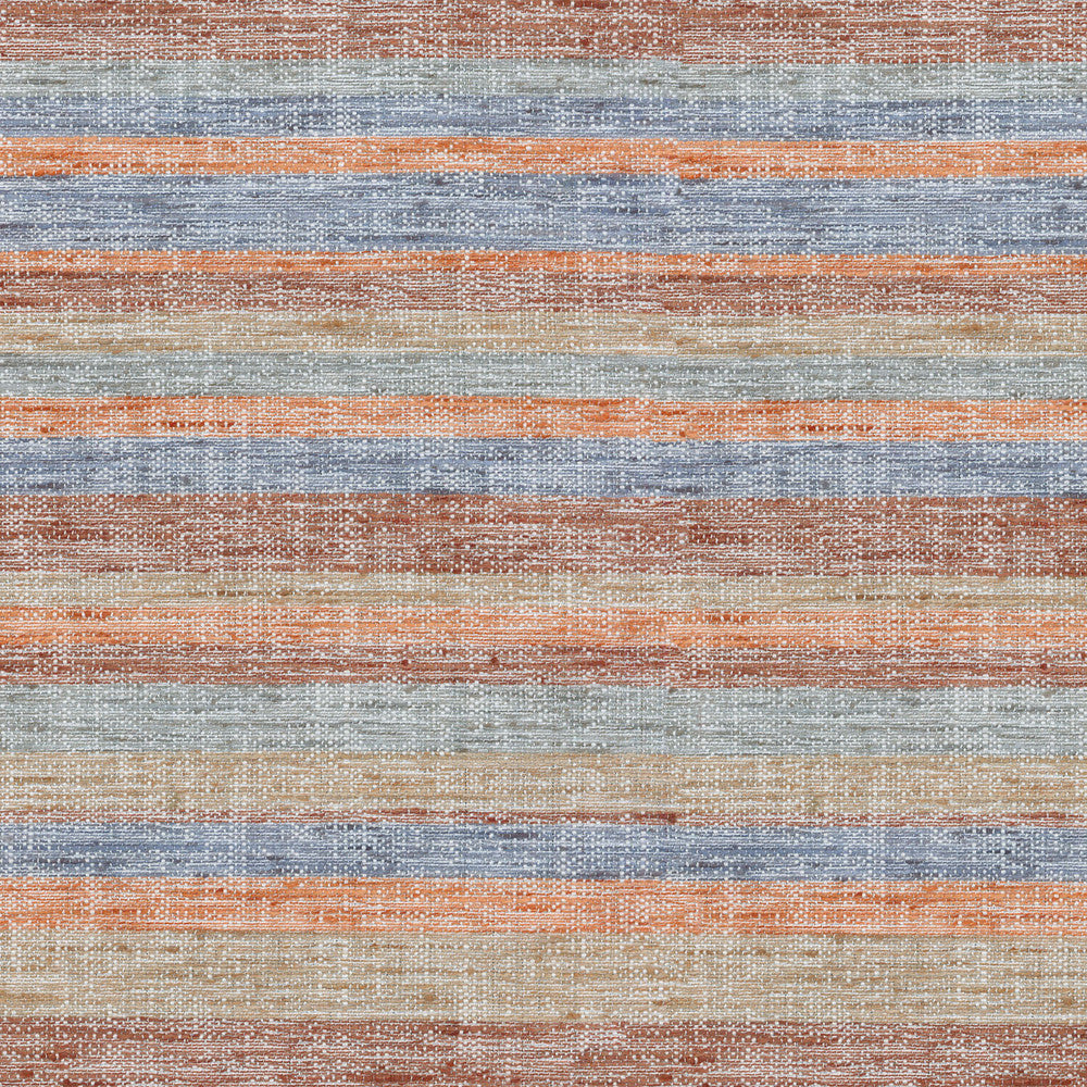 Faded Stripe Spice 180043 by Novogratz Fabric - 100%Polyester INDIA 45000 Horizontal: 0 and Vertical: 13.5 54 - Fabric Carolina -