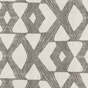 X'S And O'S Grey 180070 by Novogratz Fabric