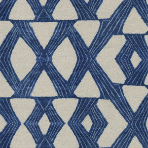 X'S And O'S Navy 180071 by Novogratz Fabric