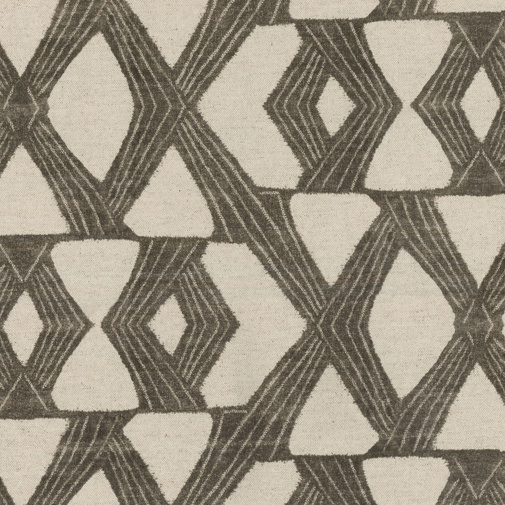 X'S And O'S Onyx 180072 by Novogratz Fabric - Base:80%Cotton 20%Linen China 51000 Horizontal: 13.5 and Vertical: 13.5 54 - Fabric Carolina -