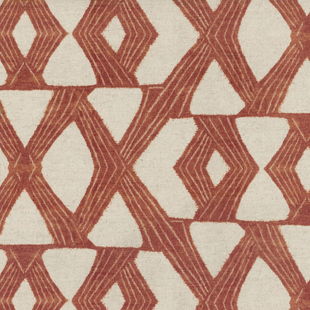 X'S And O'S Spice 180073 by Novogratz Fabric - Base:80%Cotton 20%Linen China 51000 Horizontal: 13.5 and Vertical: 13.5 54 - Fabric Carolina -
