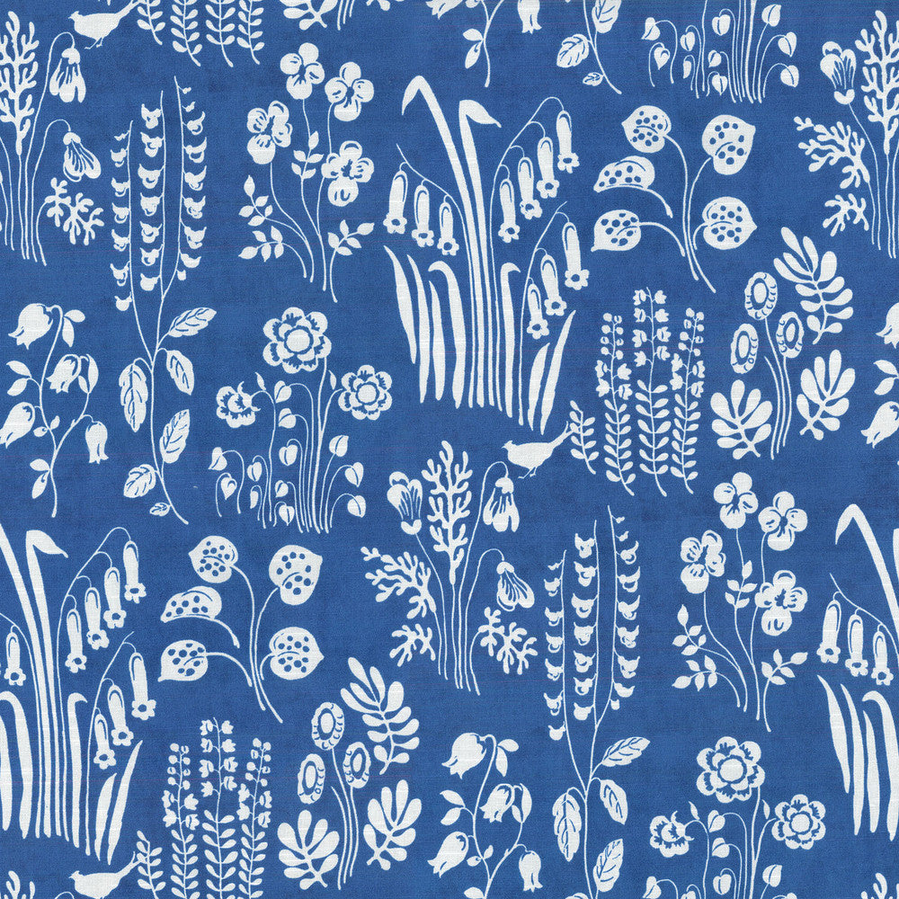 Tallulah Belle Indigo 180082 by Novogratz Fabric - Base:100%Cotton China 39000 Horizontal: 27 and Vertical: 13.5 54 - Fabric Carolina -