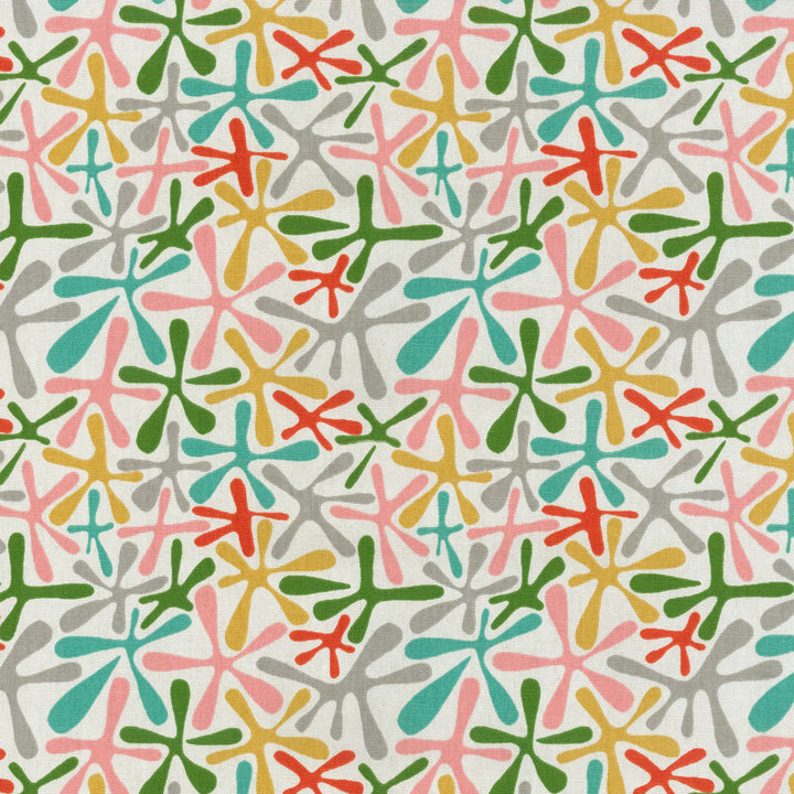 Jumping Jacks Retro 180100 by Novogratz Fabric - 100%Cotton U.S.A. 15000 Horizontal: 6.75 and Vertical: 6.75 54 - Fabric Carolina -
