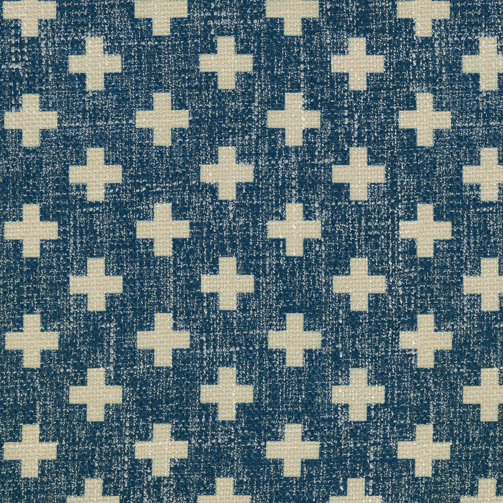 Umbria Navy 180185 by Novogratz Fabric - Base:80% Polyester 20% Rayon CHINA 51000 Horizontal: 3.3 and Vertical: 3.3 54 - Fabric Carolina -