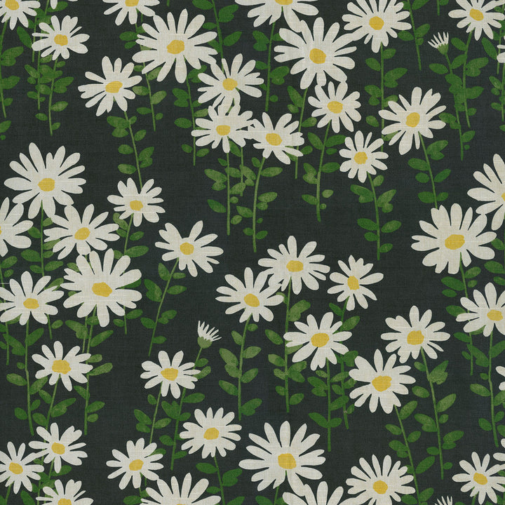 Endless Daisies Midsummer Night 180191 by Novogratz Fabric - 68% Cotton 32% Polyester China 39000 Horizontal: 27 and Vertical: 27 54 - Fabric Carolina -