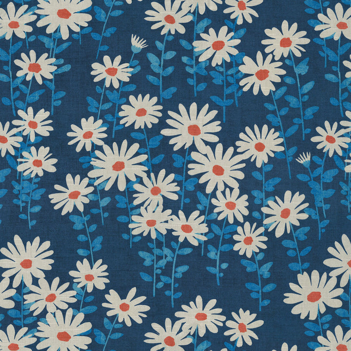 Endless Daisies Blue Mood 180192 by Novogratz Fabric - Base:100%Cotton CHINA 39000 Horizontal: 27 and Vertical: 27 54 - Fabric Carolina -
