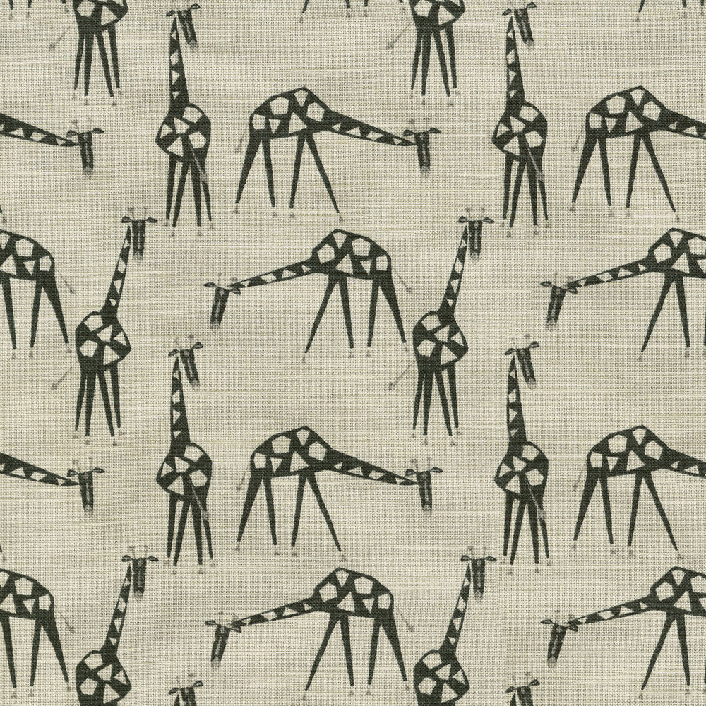 Just Giraffes Panther 180200 by Novogratz Fabric - 62% Polyester 38% Cotton China 39000 Horizontal: 6.75 and Vertical: 6.75 54 - Fabric Carolina -