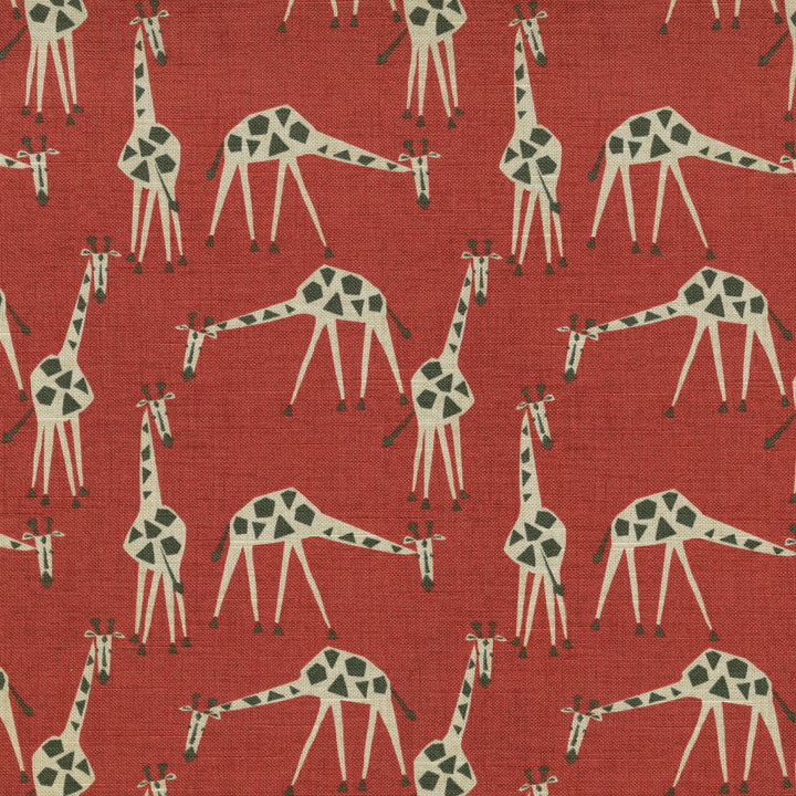 Just Giraffes Poppy 180201 by Novogratz Fabric - 100%Cotton CHINA 39000 Horizontal: 6.75 and Vertical: 6.75 54 - Fabric Carolina -
