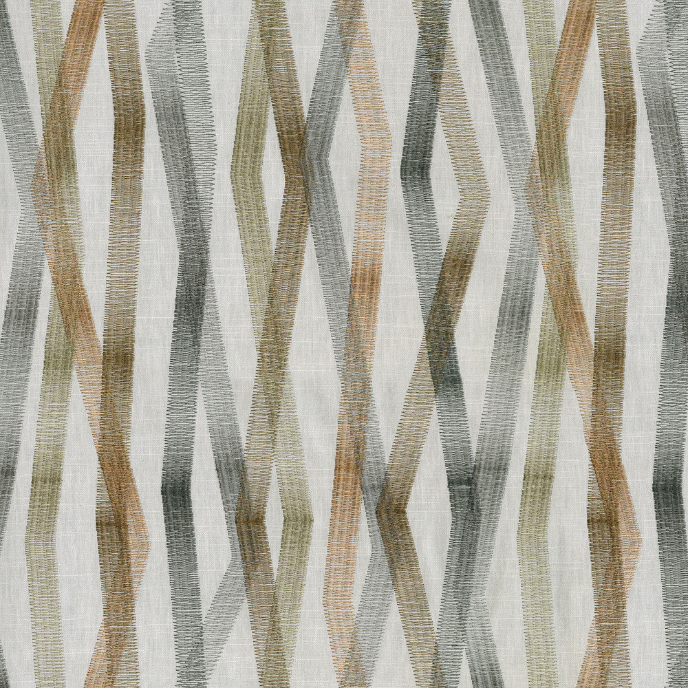 Zig & Zag Emb Woodland 180222 by Novogratz Fabric - 69% Cotton 31% Polyester Embroid:100% Rayon INDIA 30000 Horizontal: 18.5 and Vertical: 13 54 - Fabric Carolina -