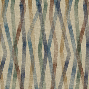 Zig Zag Embroidery Jewel 180224 by Novogratz Fabric