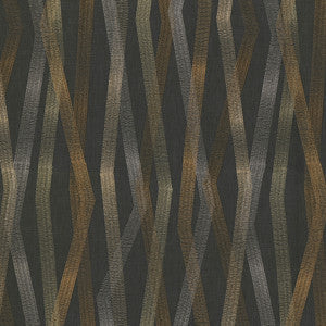 Zig Zag Embroidery Onyx 180225 By Novogratz Fabric