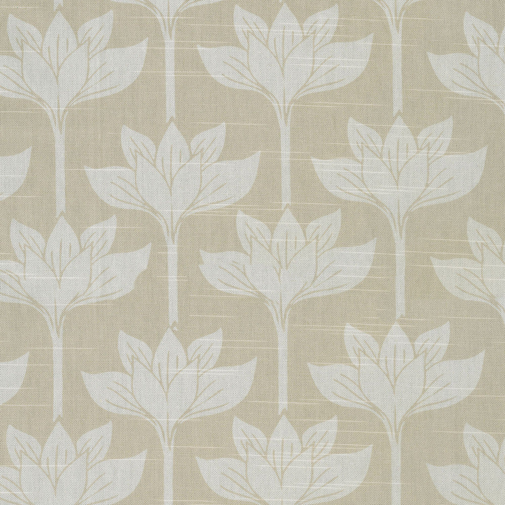 Long Stem Lotus Winter 180241 by Novogratz Fabric - 75% Cotton 25% Linen China 39000 Horizontal: 13.5 and Vertical: 12.63 54 - Fabric Carolina -