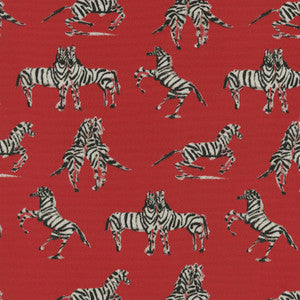 Od Dr Zebra Red 180260 By Novogratz Fabric