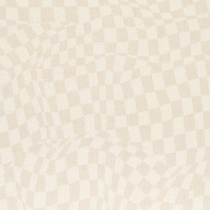 Loose Check Panel Light Neutral 180330 by Schumacher Fabric