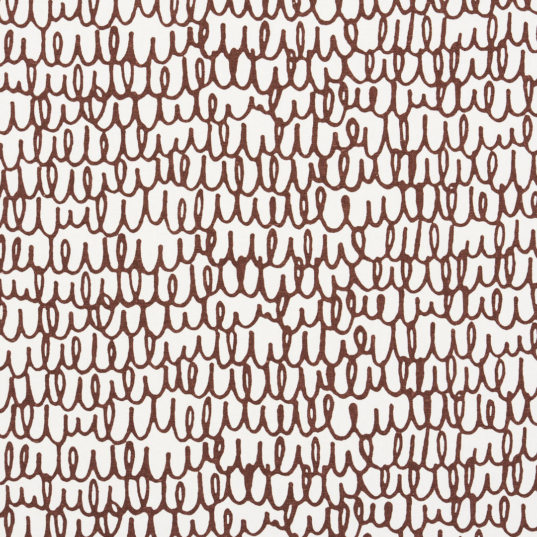 Marlowe - Brown by Schumacher Fabric