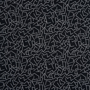 Tangent Print Carbon 180410 by Schumacher Fabric