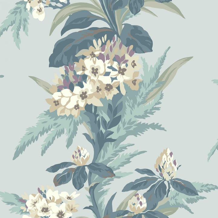 Aurora (Wp) # 03 Seafoam by 1838 Wallcoverings Wallpaper Aurora HALF DROP PASTE THE WALL UNITED KINGDOM V-21" 20.5"X11YD - Fabric Carolina -